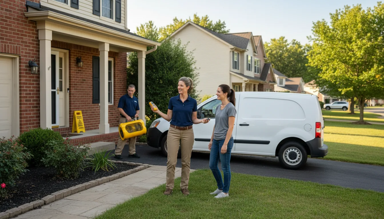 Water restoration image for Flood Water Cleanup, Removal And Restoration Services in Miamitown, OH